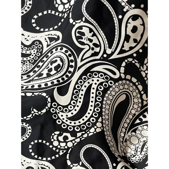Sunshine Zone Swimsuit Paisley Black White Halter Size 1X EUC - Picture 4 of 10